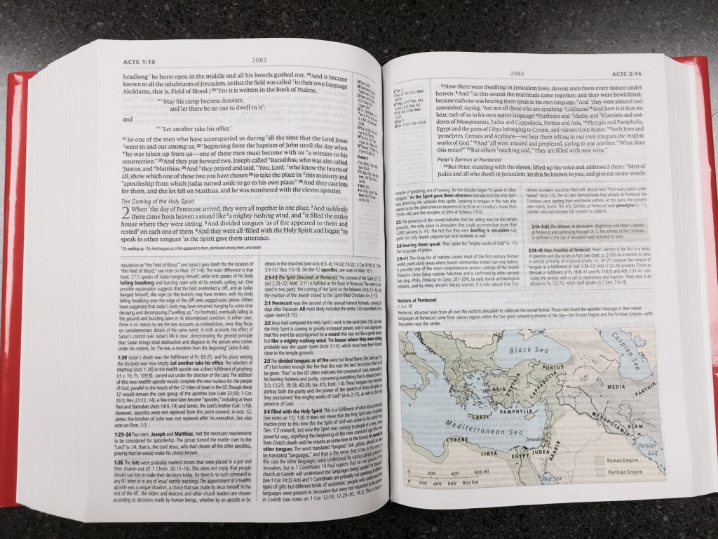 Acts 2 in the ESV Study Bible